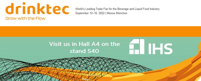 Drinktec 2022 – world’s leading trade fair for the beverage and liquid food industry